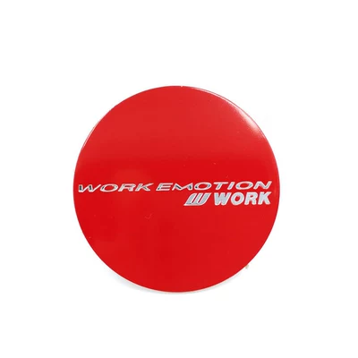 Modified Work Wheel Hub Stickers 45mm 50mm 56.5mm Car Wheel Hub Decals Aluminum Alloy Car Stickers Aluminum Logo (Car logo) - 45mmemotin-red-4-pieces-1-pack