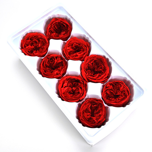 Magic flower immortal flower A grade 4-5 Austin 8 flowers/box diy flower material package key chain pendant glass cover