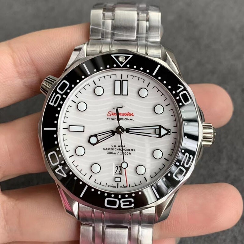 Oujia Vs Seamaster 300 Fully Automatic Men's Mechanical Watch De Ville Constellation Series Casual Steel Band Waterproof Men's Watch