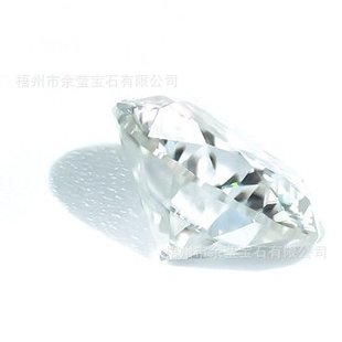 High-Quality Round D-Color Ultra-White Plum Blossom Cut Moissanite Bare Stone Ready-Made Jewelry Clothing Accessories Inlaid Stone