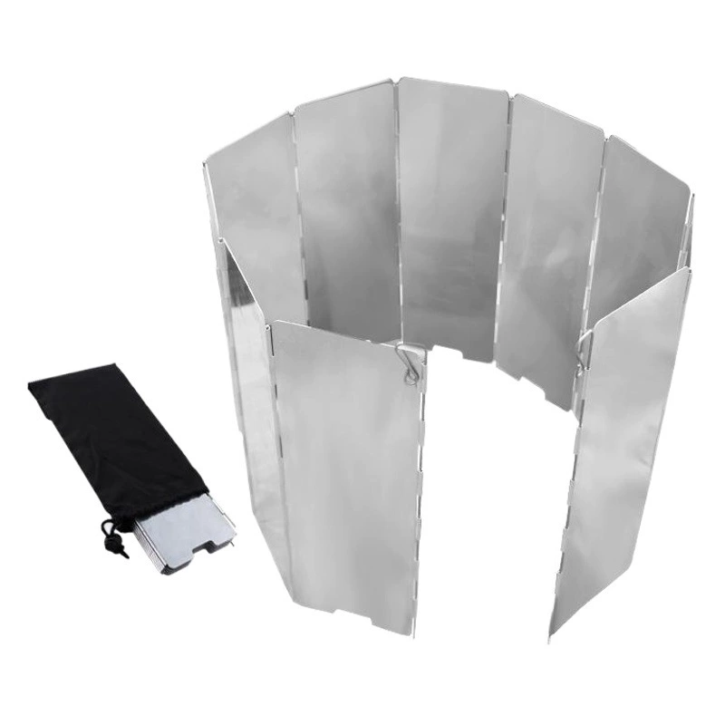 12 14 части на открытом воздухе головы плиты пикника дефлектора ветра алюминиевого сплава 10 частей складывая дефлектора ветра для Располагаясь лагерем плиты
