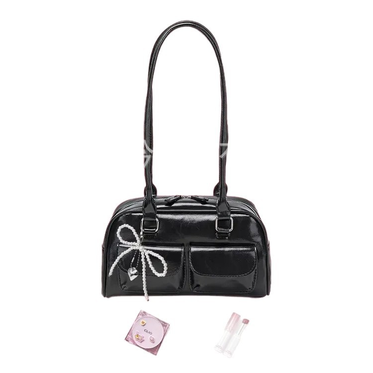 Women's Bags 2026 New Retro Academy Style Versatile Large Capacity Casual College Student Class & Commuter Shoulder Handbag - Thumbnail 5