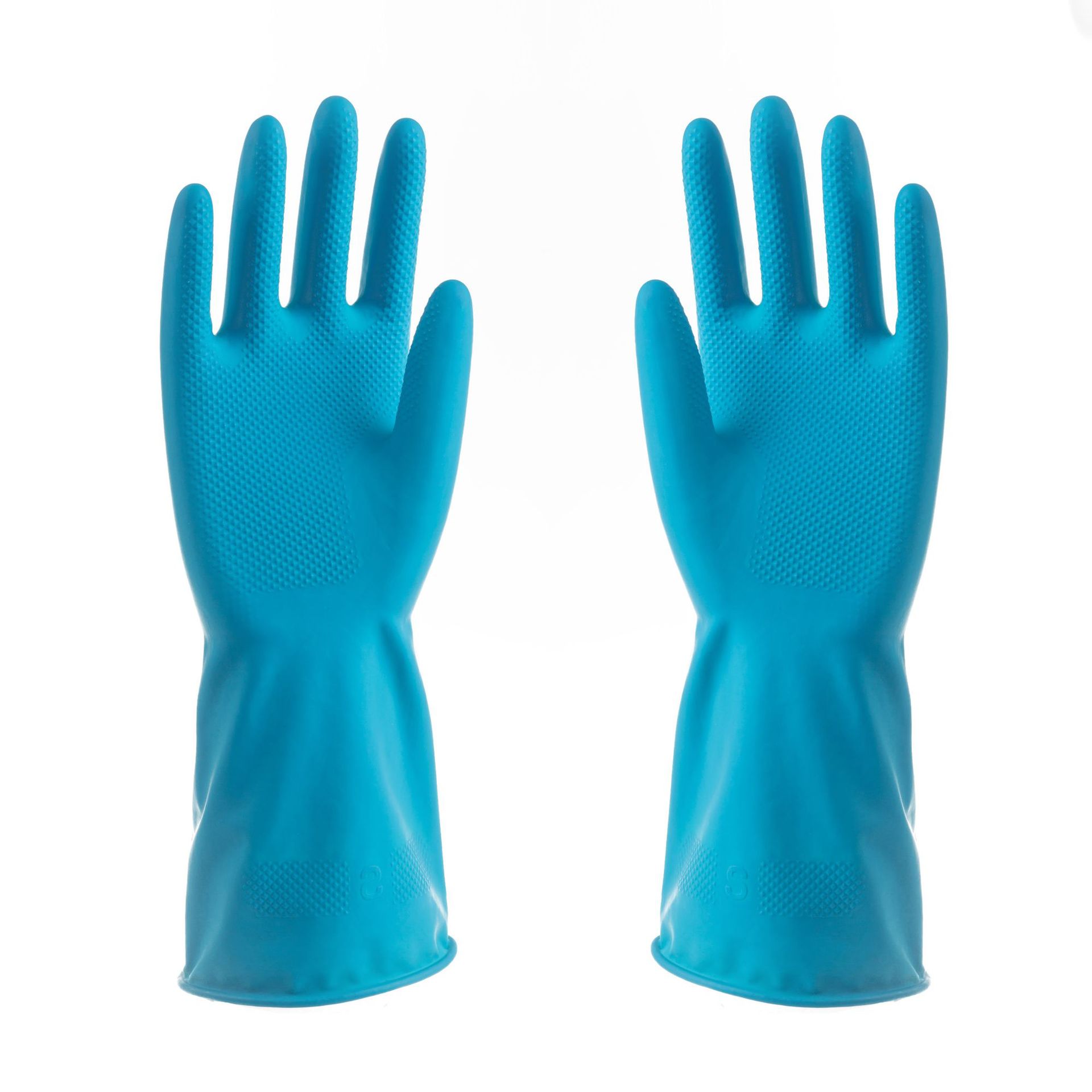 Guantes de lavado de platos de cocina de goma para lavar ropa limpia impermeable de látex grueso guantes resistentes al desgaste