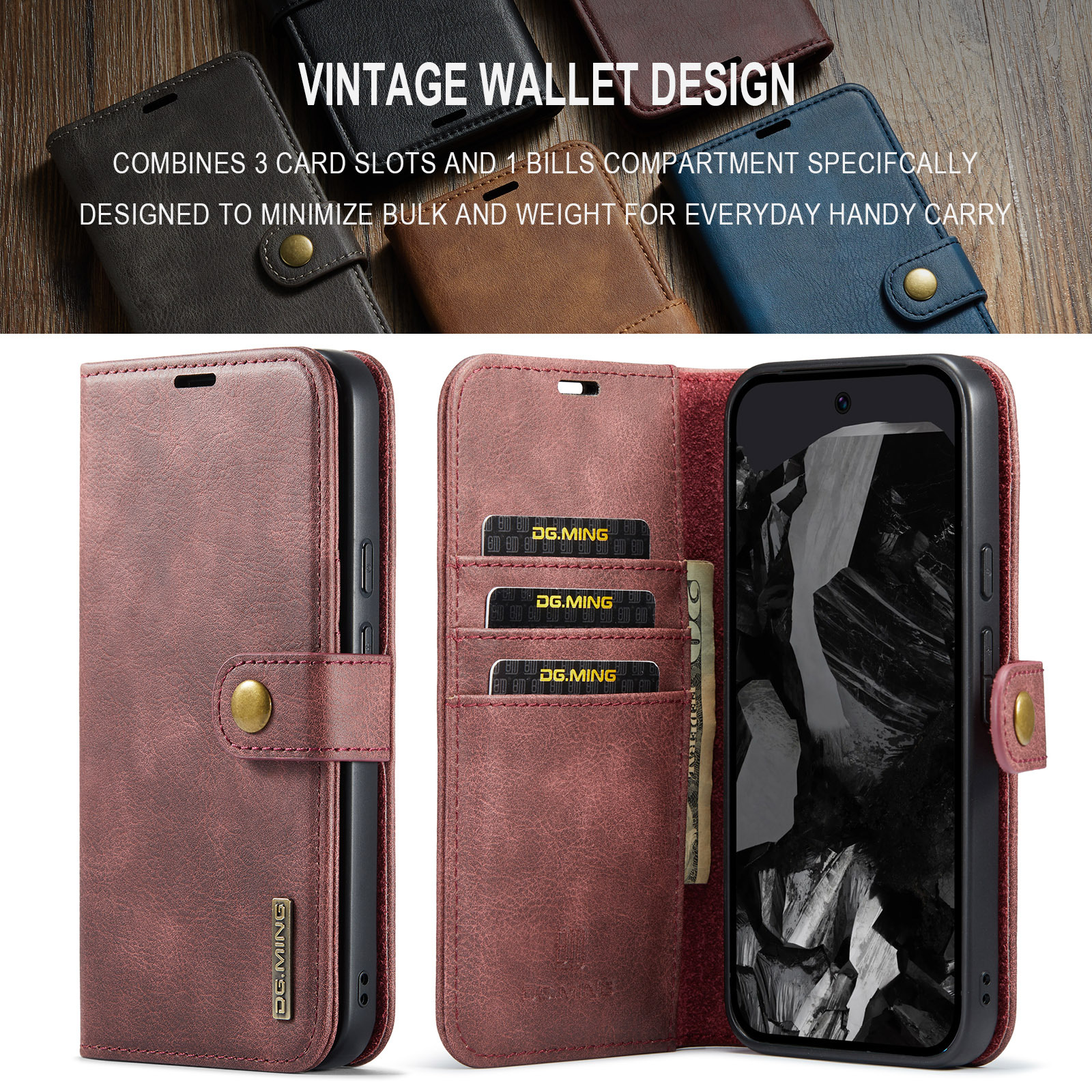 Zwei-in-Eins-Gehäuse für Google Pixel 9 Pro XL Pixel 9 Pro Magnetgehäuse_voghion.com