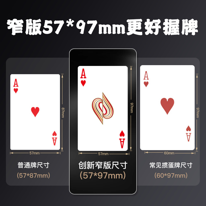 【卵打ち金メダル4色ナローバージョン】卵打ち専用4色トランプ レディースロングカード 高級卵打ちカード|undefined