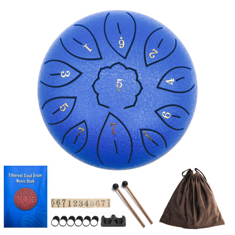 Instrumento musical tambor etéreo 6 pulgadas 8 tonos/11 tonos tambor etéreo C tambor de mano afinado tambor de lengua de acero instrumento musical para niños exclusivo transfronterizo