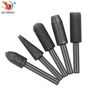 Embossed steel file electric grinding grinding head 5-piece rotary file special-shaped file soft metal grinding Burr reaming