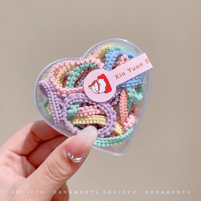 Banda de goma de los niños hembra no lastia el pelo alta elástico color falda banda goma Niñas corbata pelo banda bebé cuerda