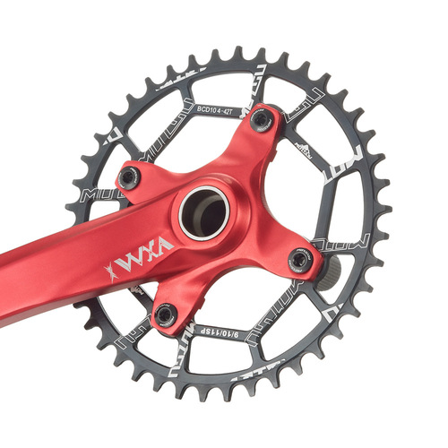 MOTSUV bicycle positive and negative tooth sprocket mountain bike 104BCD crank single speed chainring 40T42T46T52T