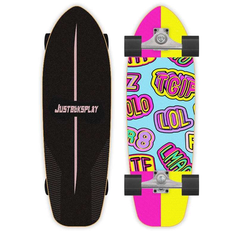 Лед Surfing Board Bridge Spring PU двойное рулевое управление SM Pusher симулятор серфинга скейтборд