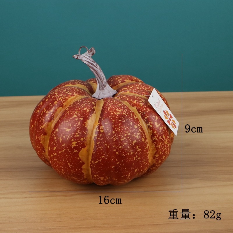 仿真水果仿真南瓜模型塑料蔬菜道具装饰万圣节商场橱窗摆件|undefined