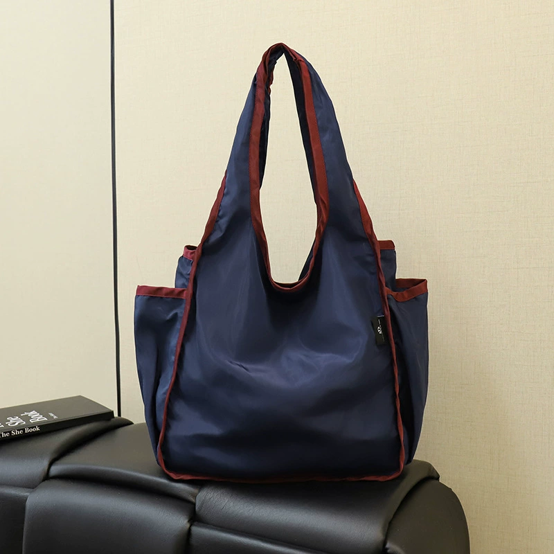 Capacious shoulder bag, foldable one-shoulder bag, shopping bag, (Physicals)