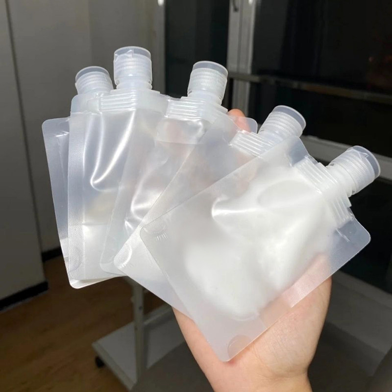 Travel Refill Bags for Cosmetics, Lotion, Shower Gel, Shampoo, Portable Small Facial Cleanser, Disposable Refill Bottles