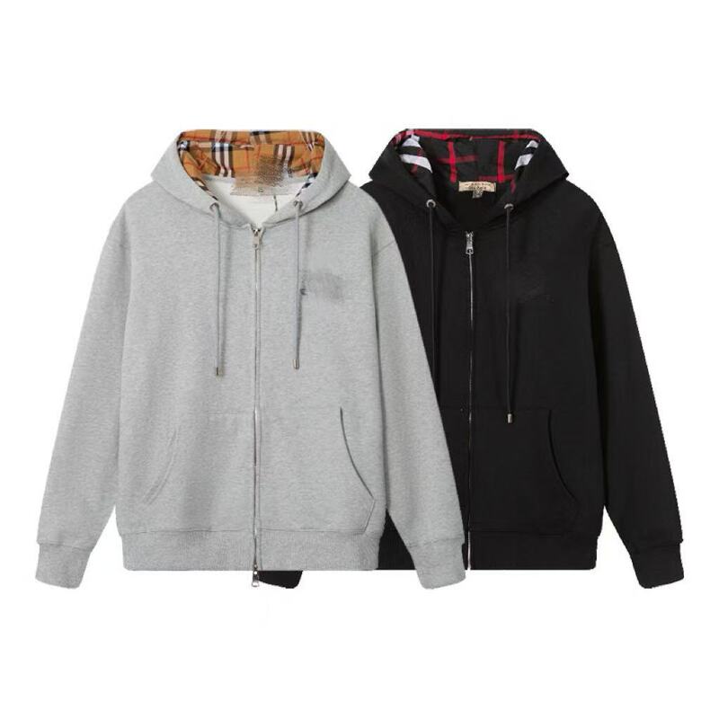Cross-border B-brand War Horse high-quality hooded sweatshirt jacket with zipper and embroidery, casual loose fit for both men and women Cross-border B-brand War Horse high-quality hooded sweatshirt jacket with zipper and embroidery, casual loose fit for both men and women