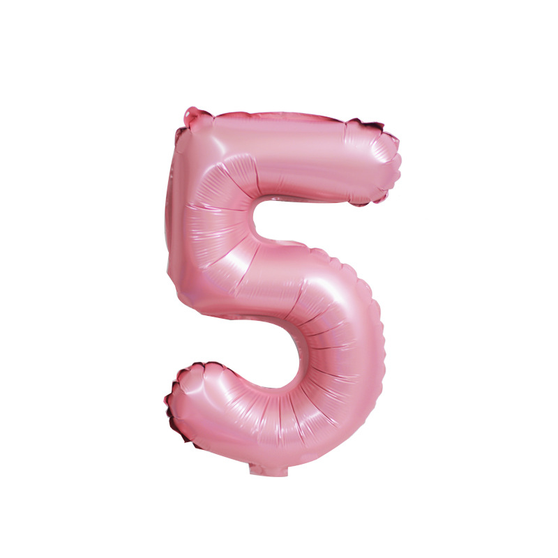 Globo digital de 32 pulgadas impresión polen impresión azul película de aluminio globo estrella mate estrella azul Rosa digital al por mayor