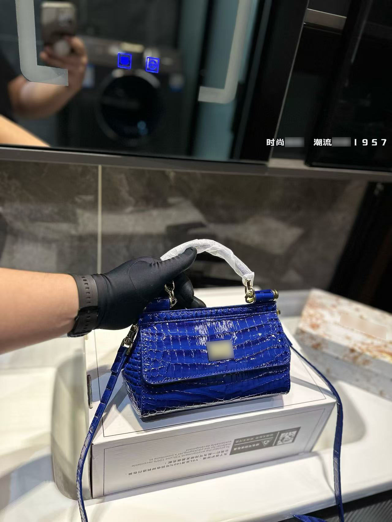 파란색