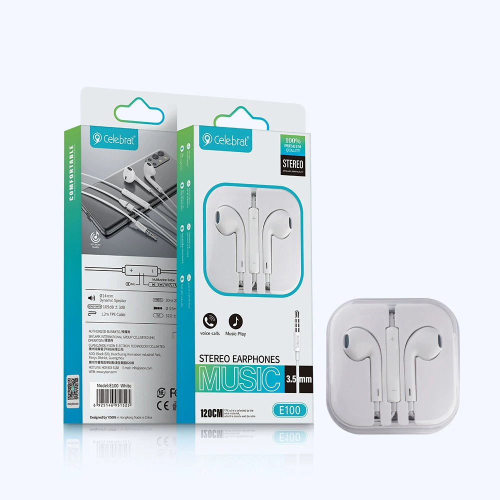 Celebrat Apple, huawei, совместимые наушники, Android, оптом, E400