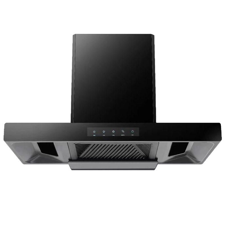 Haotaitai Top Suction Range Hood Customized Home Kitchen Large Suction T-Type Automatic Cleaning European Style Range Hood