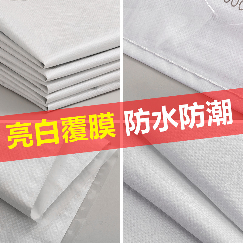 Bolsa de tejido blanco bolsa de piel de serpiente bolsa de plástico de doble capa capa capa de capa impermeable impresa en color bolsa de control de inundaciones PP