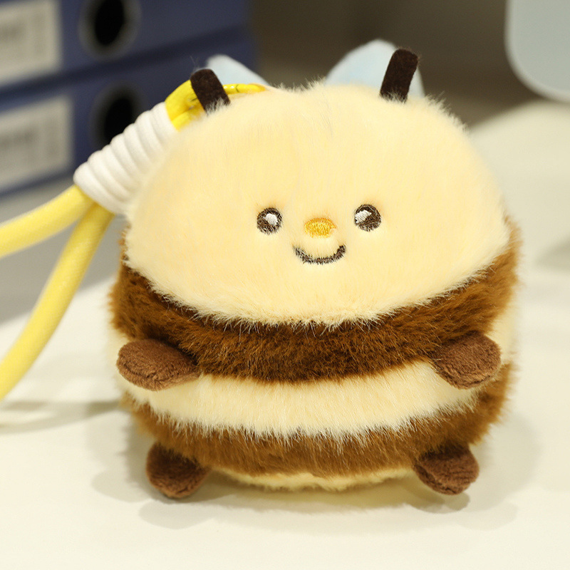 Cute abeja amarilla de pellizco de pellizco