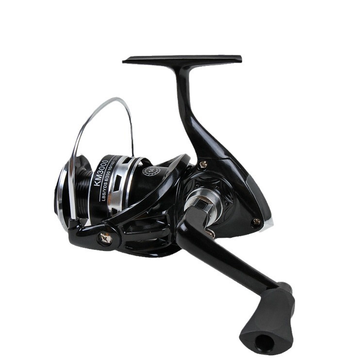Rueda giratoria de cabeza metálica rueda giratoria rueda de pesca de caña de mar rueda de pesca de metal rodamiento rueda de pesca
