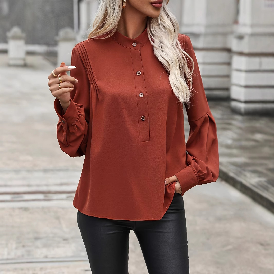 새틴 셔츠 여성의 봄 새로운 2025 새로운 패션 세련된 유행 탑 작은 셔츠 긴 소매 셔츠