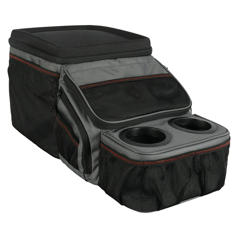 Многофункциональный складной ящик для хранения на заднем сиденье автомобиля Amazon с подстаканником, автомобильная сумка, ящик для хранения сиденья
