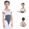 Manufactor new pattern summer dance Children dance clothes Lace Short sleeved summer dance Uniforms Leotard