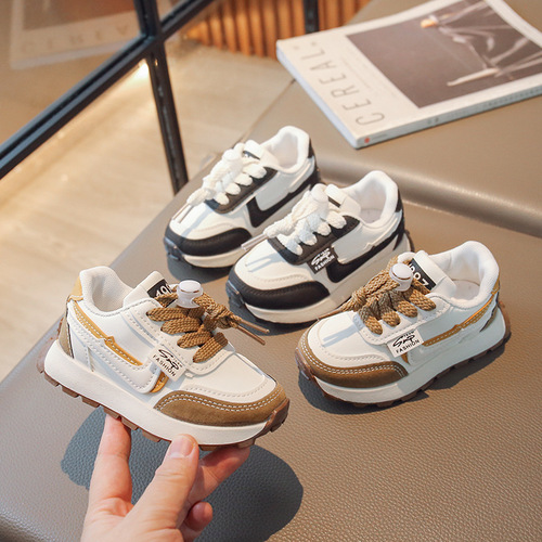 Wholesale Children's Forrest Gump Shoes 2024 Winter New Korean Style Men's and Women's Baby Casual Shoes Soft Sole Running Shoes Foreign Trade