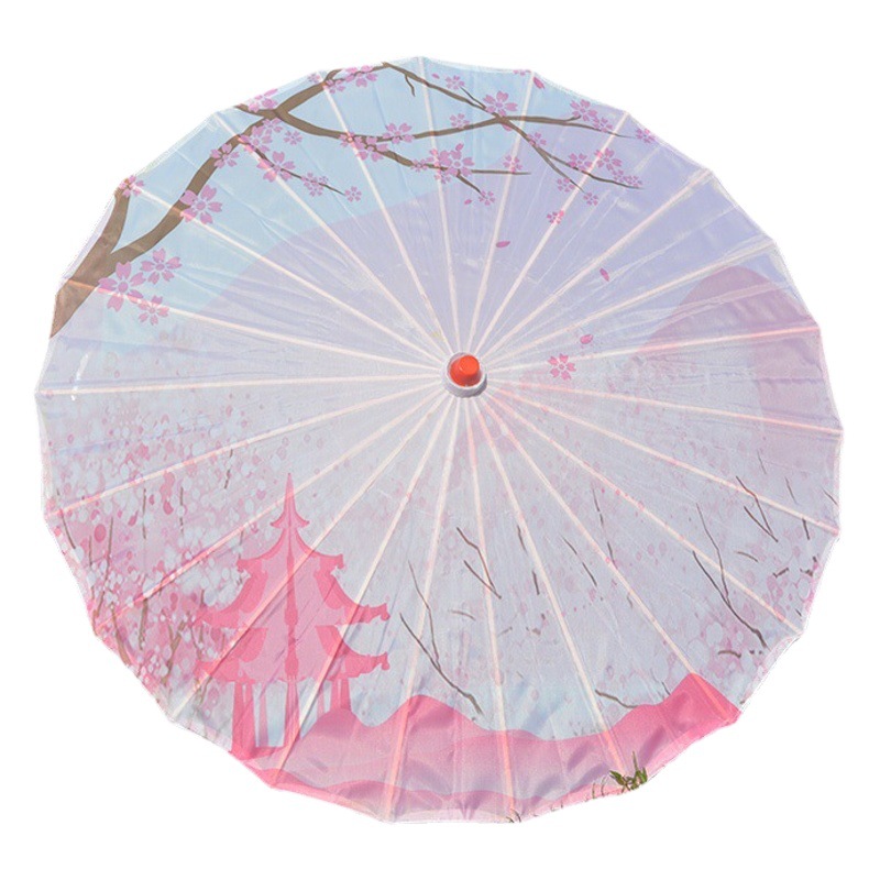 Waterproof oil paper umbrella children's craft umbrella antique decorative umbrella outdoor photography props printed umbrella dance umbrella wholesale