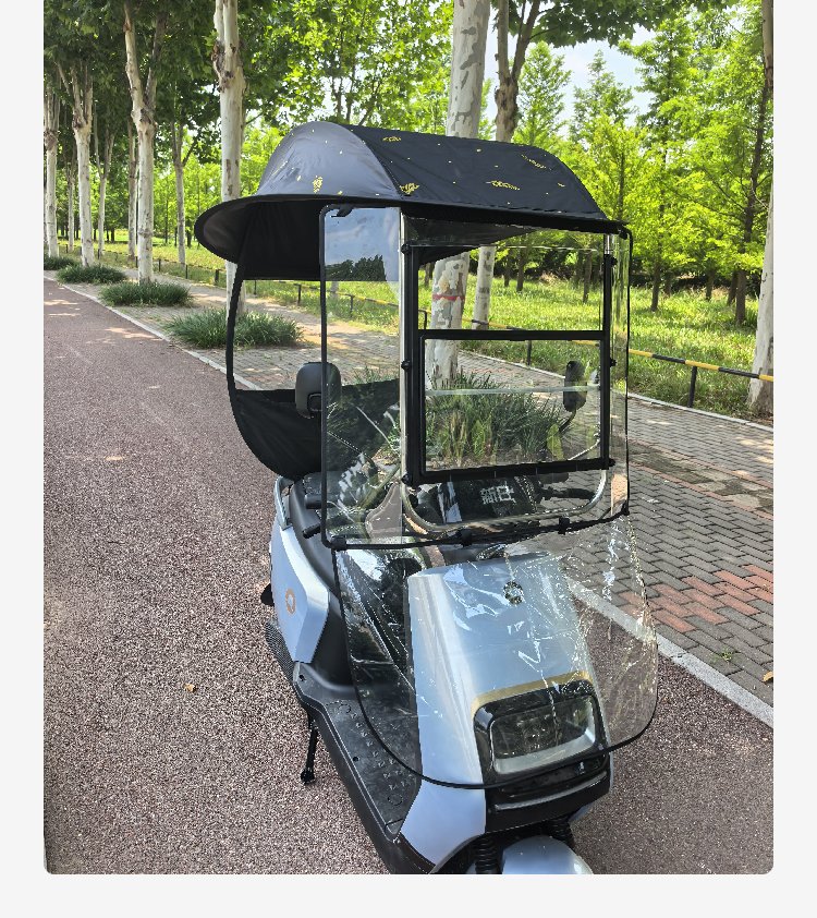 Electric vehicle canopy, sunshade, rain and sun protection, electric scooter, motorcycle, sliding window windscreen, sun umbrella