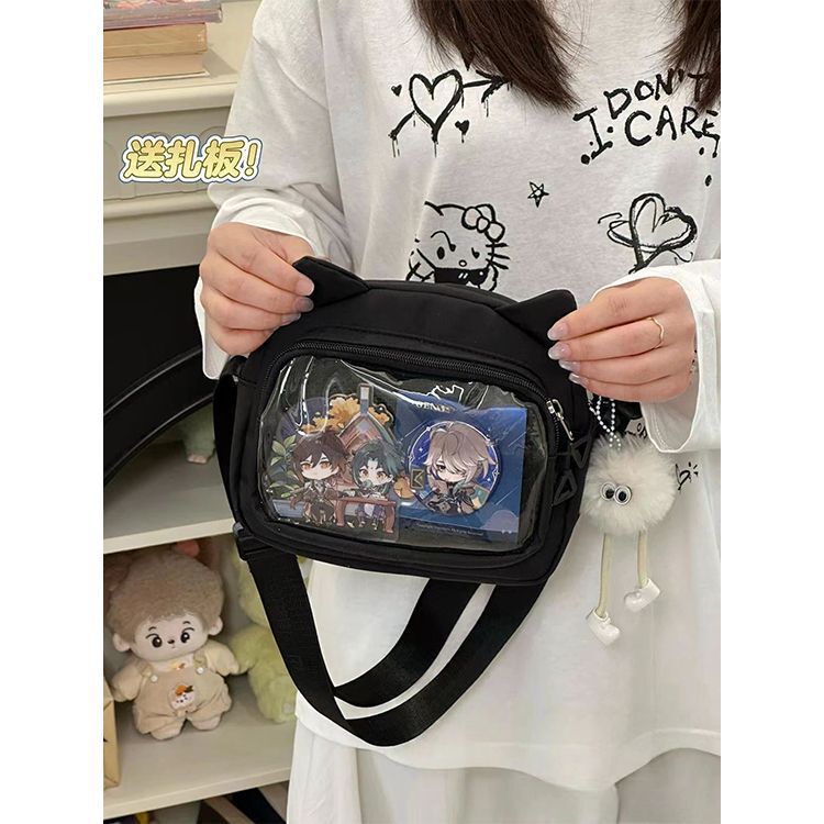 2025新型小食量痛包ins風かわいいバー谷子斜め包学生包包女子携帯バッグ|undefined