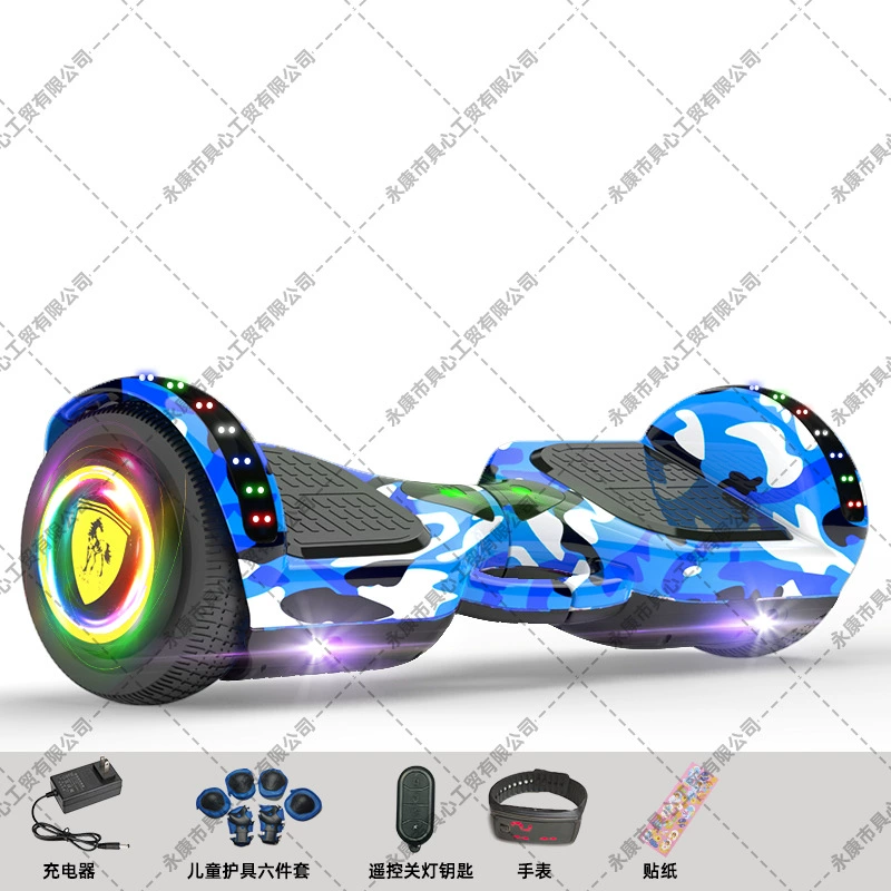 Горизонтально-кроссборный источник производителя электричного умного баланс-автомобиля для детей 6-8 лет, двухколёсный, 5 полюсов без параллельный автомобиль на заказ, оптом