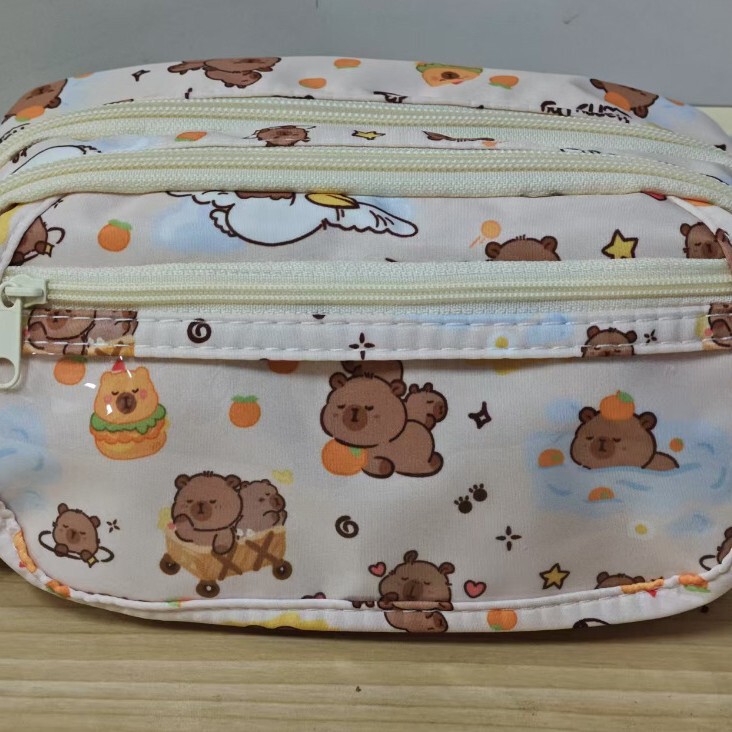 Jiyikawa ペンシルバッグ ins 高価値文具バッグ大容量学生筆箱多機能化粧品バッグ|undefined