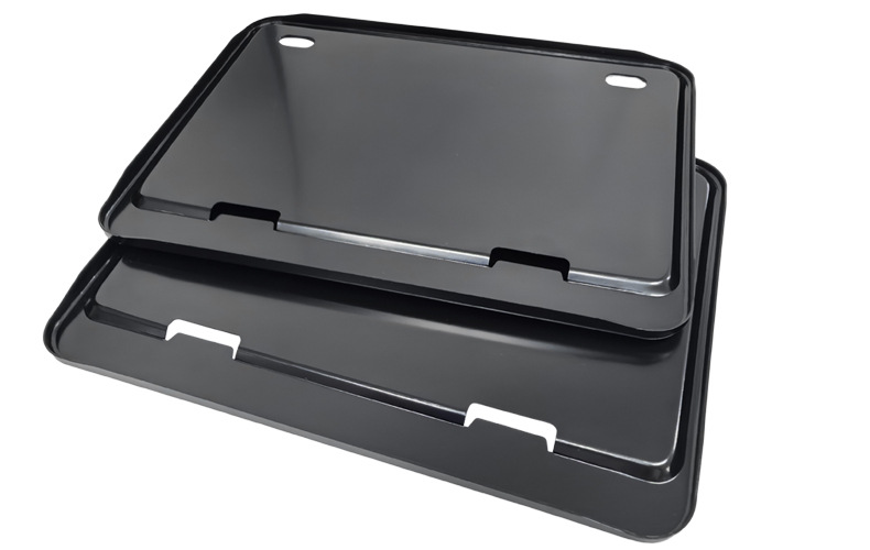 Universal new national standard motorcycle license plate frame from the manufacturer, metal aluminum alloy license plate frame, personalized modified license plate frame