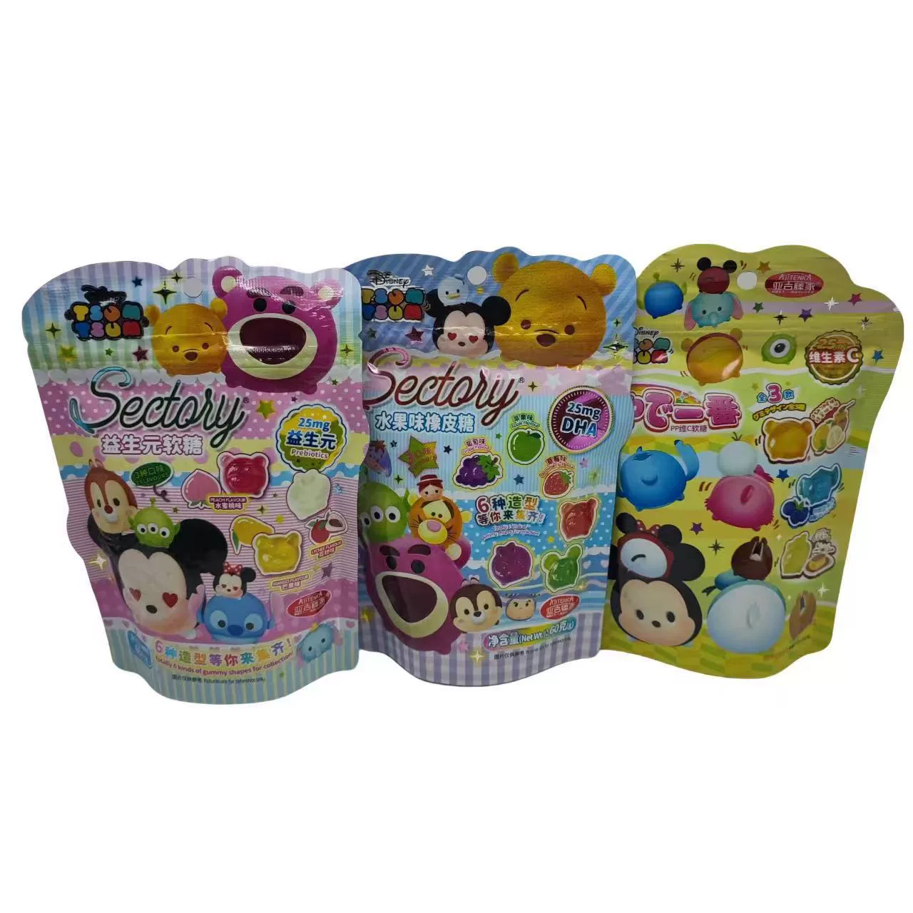 Yaji Tengjia пребиотическая фруктовая резиновая помадка 60 г в мешках для детей повседневные закуски целая коробка 40 пачек оптом