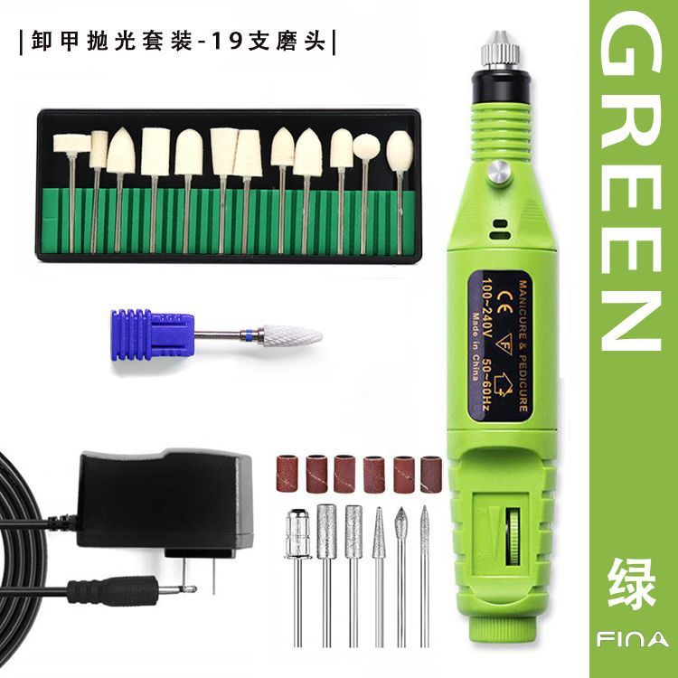 Lijadora de uñas portátil, lijadora de pulido y tallado de uñas, pluma de regulación de velocidad eléctrica, pluma de rectificado de uñas portátil