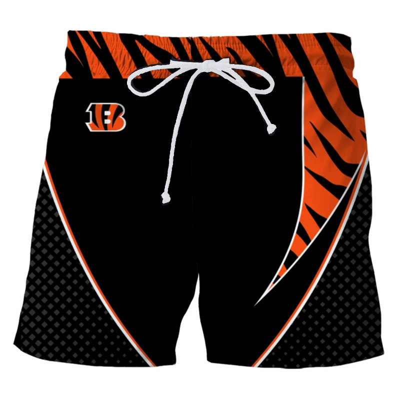Sports Rugby nfl beach pants 3D digital printing shorts swimming trunks men's fans team