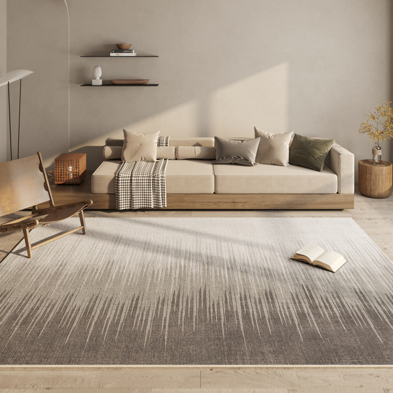 Alfombra doméstica de lujo ligera de dibujos animados resistente a la suciedad fácil de cuidar alfombra de cama resistente a la suciedad alfombra de lana de cristal antideslizante puede ser un agente