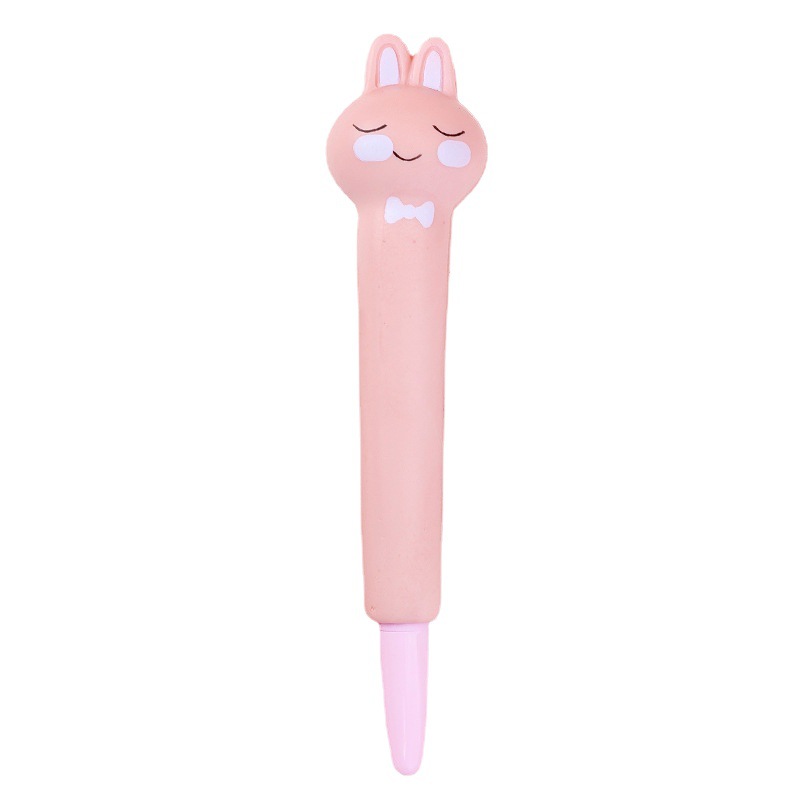 Cute Cartoon Decompression Pen Gel Pen Student Studying Stationery Pinch Lewang Red Decompression Pen Children Gift Wholesale