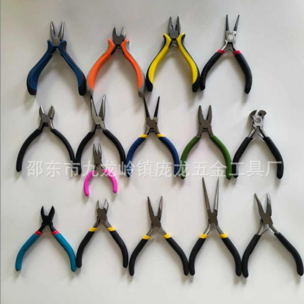 Fabricantes de alicates de 4,5 pulgadas mini alicates DIY mini alicates puntiagudos alicates diagonales alicates curvados alicates superiores