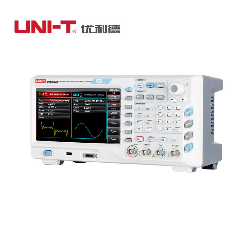 优利德UTG4082A/UTG4162A函数任意波形发生器 正弦波输出信号源