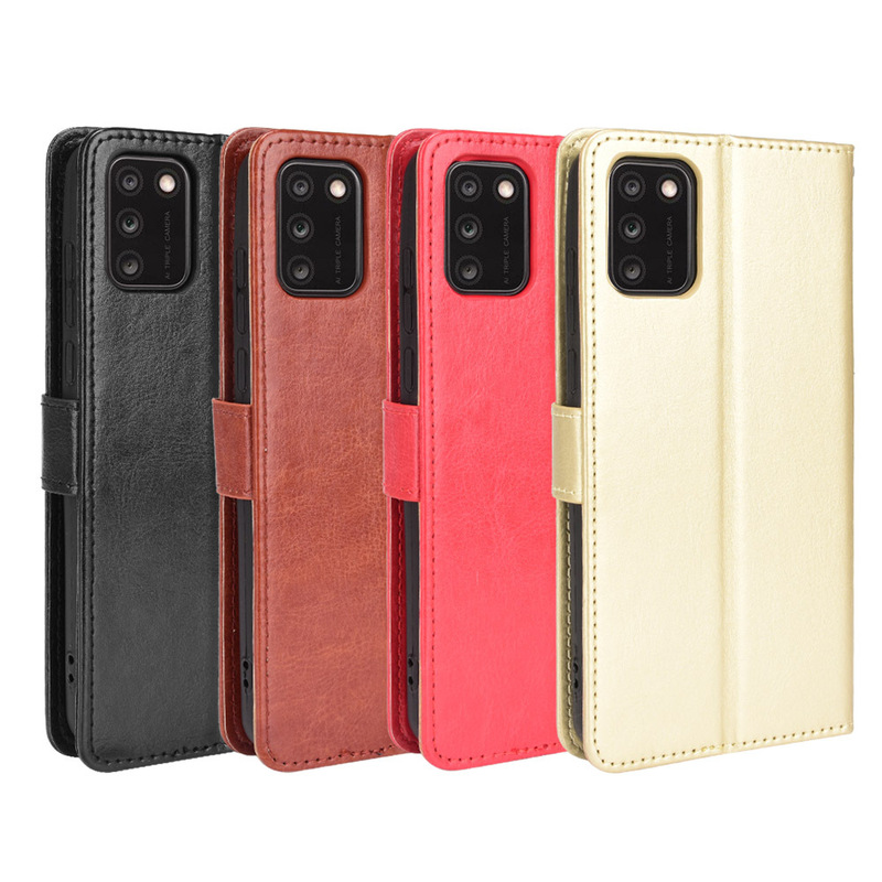 For TCL A3X mobile phone case card lanyard TCL A3/A30 mobile phone leather case flip crazy horse pattern shell span For TCL A3X mobile phone case card lanyard TCL A3/A30 mobile phone leather case flip crazy horse pattern shell span