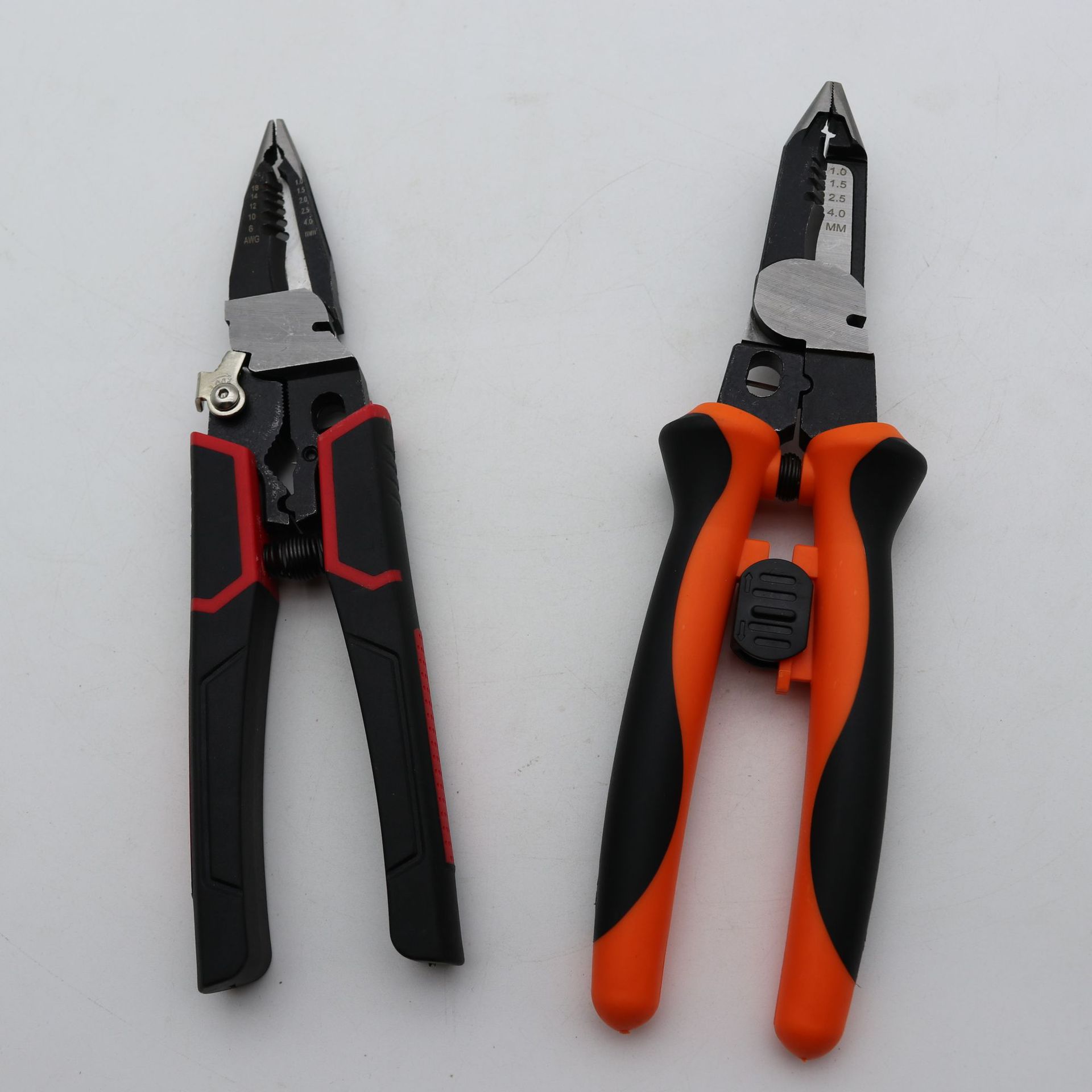 厂家现货铬钒钢锻造多功能钳子电工钳尖嘴钳分线绕线剥线钳