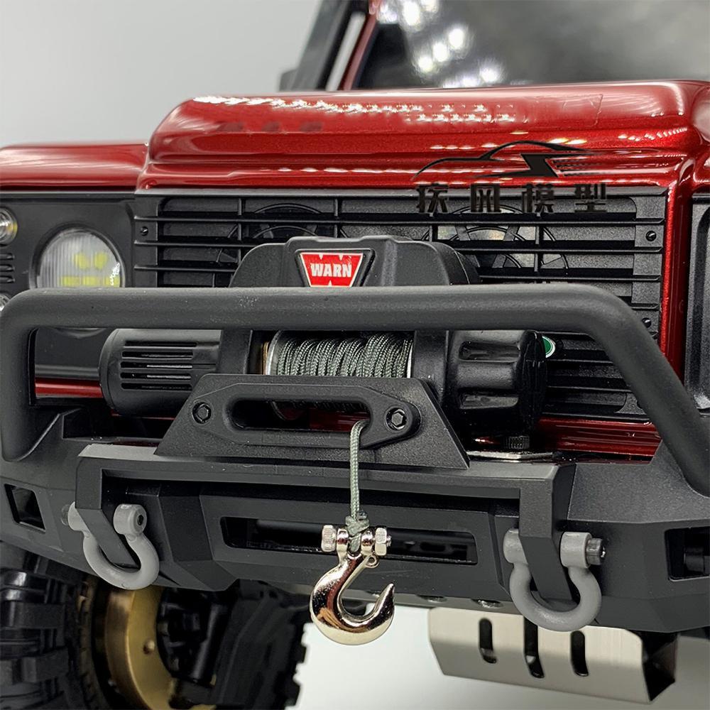 (2개) SCX10 | TRX4 쉬운 제어 모델 등반 자동차 금속 싱글 및 더블 모터 윈치 RC4WD | WARN 견인 기계 윈치