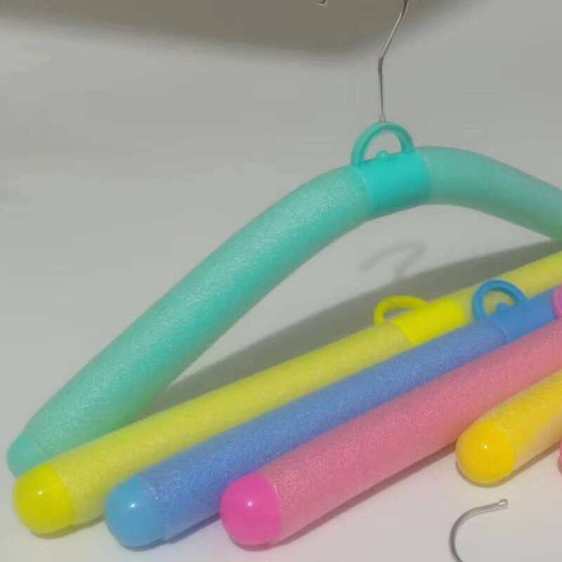 61K3 Colorful Clothes Hanger, Foam Clothes Hanger, Cheap Clothes Hanger for Clothing Stores, Can Be Freely Bent