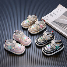2025夏季儿童凉鞋0-1-2学步鞋软底卡通亮灯宝宝鞋防滑男女童凉鞋