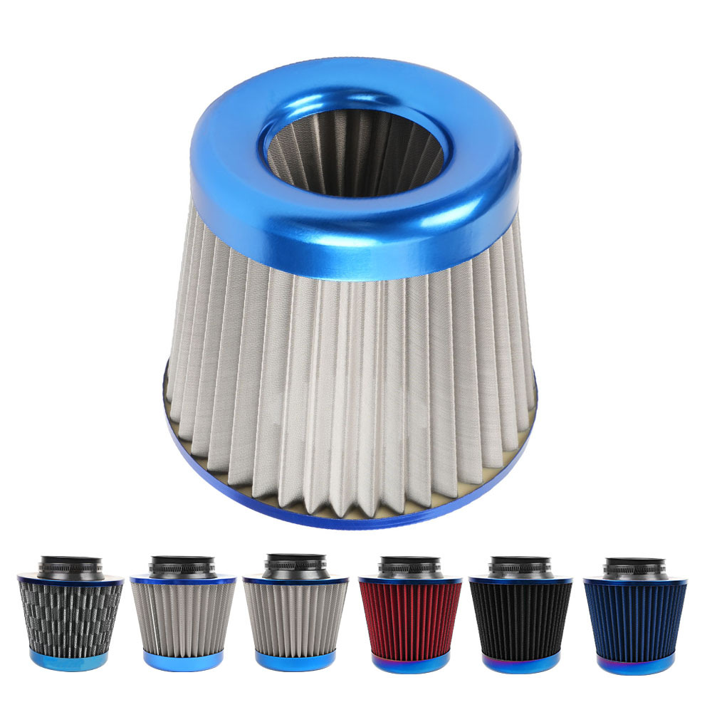 Car Modification Accessories76mm Air Filter High Flow Mushroom Head Filter3 Inch Mushroom Head Air Filter