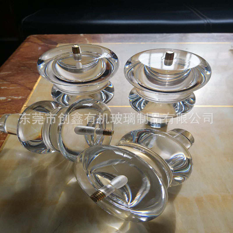 供应水晶调整脚，水晶家具脚 茶几脚 桌子脚 沙发脚加工 量大优惠