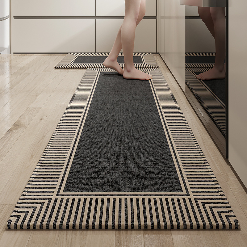 Cocina absorción de agua absorción de aceite secado rápido sin lavado limpiable esterilla larga esterilla antideslizante simple esterilla anti-caída esterilla anti-sucia